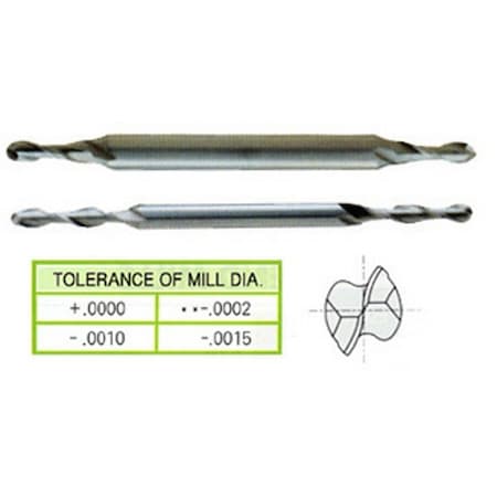 Yg-1 Tool 2 Flute Regular Length De Ball Nose Miniature 8% Cobalt 56252